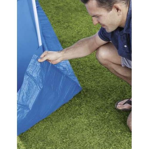 Bestway 58001 simmatta – slitstark, skyddande och isolerad för alla pooltyper (335x335cm)