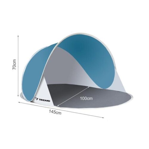 UV-skyddande pop-up strandtält – bärbart och skugga för familjens skoj