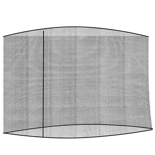Svart myggnät för trädgårdsparaply – 3 m diameter, insektsskydd för uteplats och uteservering