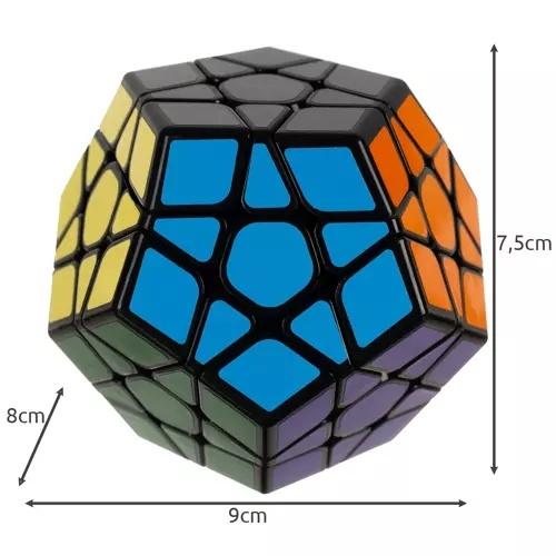 Flerfärgad dodecahedron twist cube – logiskt pusselspel för barn och vuxna