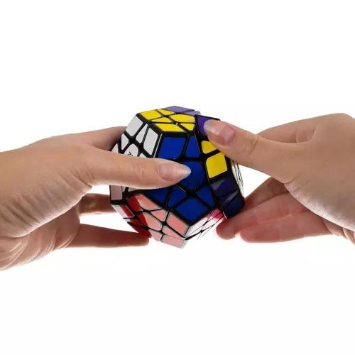 Flerfärgad dodecahedron twist cube – logiskt pusselspel för barn och vuxna