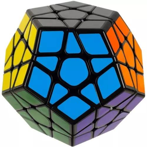 Flerfärgad dodecahedron twist cube – logiskt pusselspel för barn och vuxna