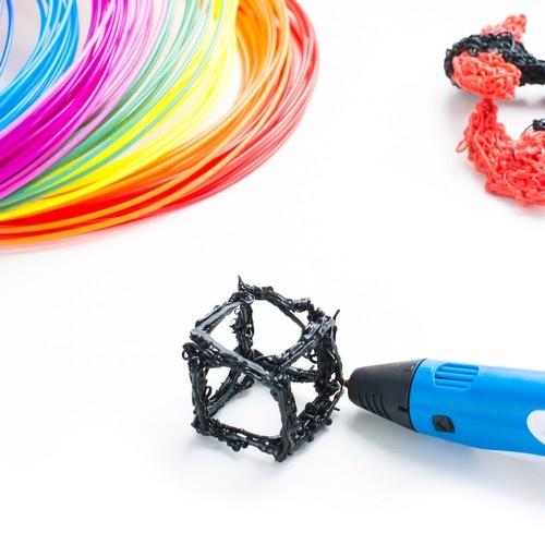 Kruzzel pla 3d filament set – 30 färger x 10m (300m totalt) med fosforescerande och fluorescerande alternativ