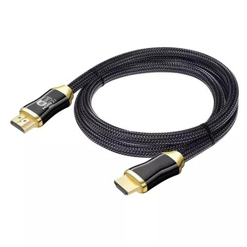 Izoxis hdmi 2.1 kabel 8k 60hz, 3m, 4k 1hz, guldpläterad, ultra hd