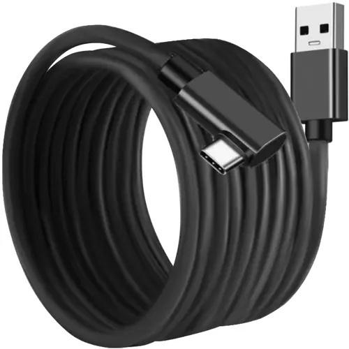 Izoxis 5m snabbladdning 3.0 usb-a till typ-c-kabel – förstärkt och trasselfri