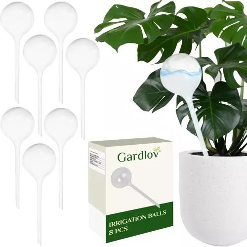 Gardlov 8-pack självvattnande bevattningsbollar – perfekt för inomhus- och utomhusväxter (280 ml vardera)