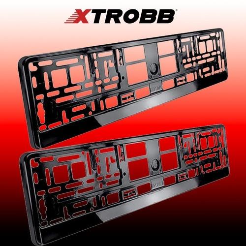 Xtrobb 2-pack universell registreringsskylt ram – väderbeständig och reptålig