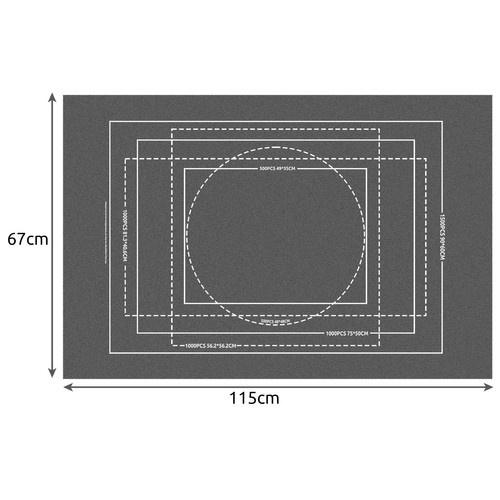 Malatec pusselmatta med fodral och uppblåsbart rör – 6 storlekar