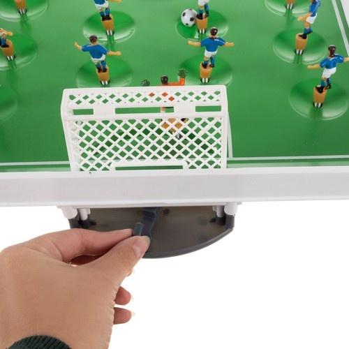 Xxl fjäderdrivet bordsfotbollsset – 2-spelares spel med tillbehör