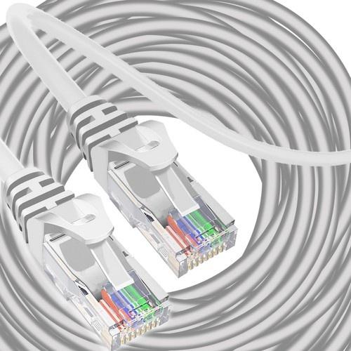 Izoxis 532 30m gigabit lan-kabel – snabb Ethernet-nätverkskabel för router, modem, dator, guldpläterade rj45-kontakter