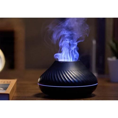 Ruhhy 541scent luftfuktare: usb brandeffekt diffusor och aromaterapi 3-i-1