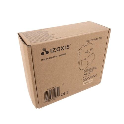 Izoxis 272 mini fotoskrivare – bärbar bluetooth termisk skrivare med kattdesign och 11 rullar