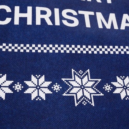 Julklappspåsar set om 8 – återanvändbara julklappspåsar i non-woven tyg i 3 storlekar med festliga tryck