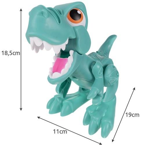 Dinosaurielekset: ätbar och liggande dino + plasticinedeg 6 färger