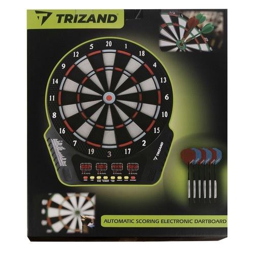 Trizand 814 elektronisk darttavla – 27 spel, 34,5 cm mål, upp till 16 spelare, lcd-skärm och ljudeffekter