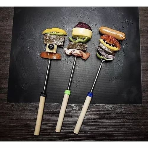 Ruhhy 5-pack grillmattor – non-stick återanvändbar ugn och bbq mat set