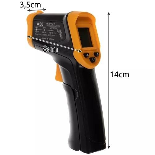 Infraröd pyrometer – beröringsfri termometer (-50 till 500°c)