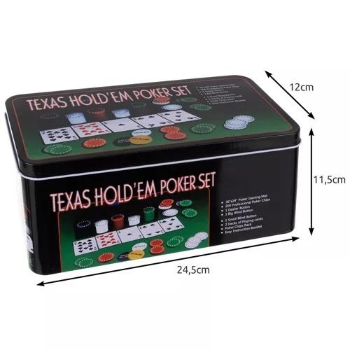 Malatec texas 539 pokerset – 0 premium lermarker, återförsäljarknappar, grön lekmatta och låsbar väska