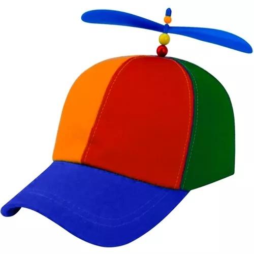 Roterande propeller baseballkeps – justerbar solhatt med unik design för festivaler och fester 47-59cm