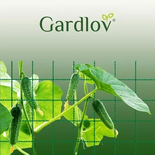 Gardlov växtstödnät 2x10m – kraftigt klätternät för tomater, gurkor, ärtor och mer – grönt