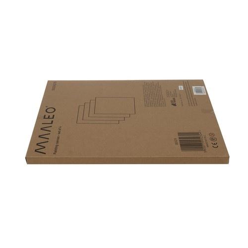 Maaleo artist canvas set 4-pack: olje- och akrylmålarbrädor – 30x40cm