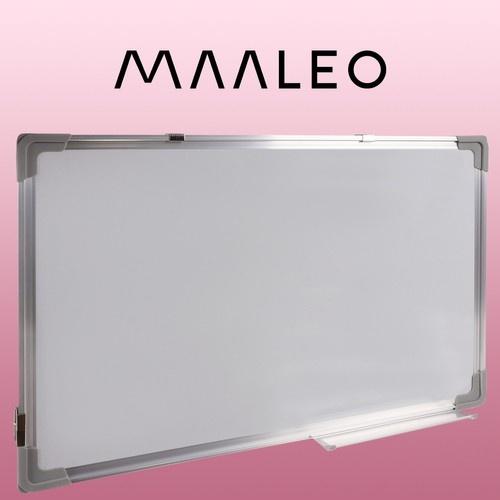 Maaleo 60x40cm torrraderingstavla – magnetisk whiteboardtavla med markörer, magneter och svamp för hemmakontorets klassrum