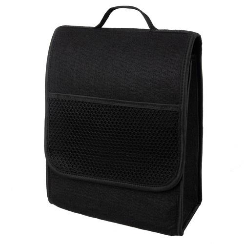 Xtrobb trunk organizer filt lastförvaring med fickor och handtag – 12l svart