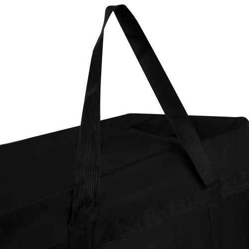 Slitstark 0l svart åkpåse – vattentätt kodura-material, rymligt fack och ergonomiska handtag 80x50x50cm