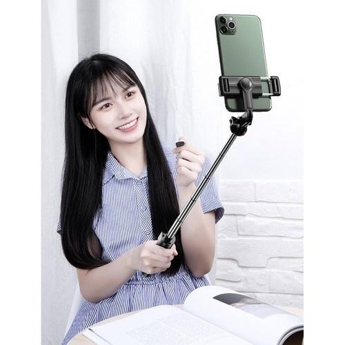 Izoxis 518 selfie stick-stativ med bluetooth-fjärrkontroll – 2-i-1 utdragbar monopod för foton och videor (upp till 60 cm) svart