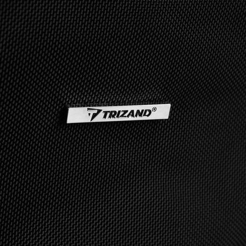 Trizand 38l svart ryggsäck – slitstarkt oxfordmaterial, ergonomisk design, laptopfack och vattenflaskfickor