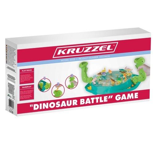 Dinosaur Battle arkadspel – barnleksak, 2-spelare kul med ljud och action