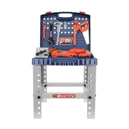 Folding Kids Workshop Tool Set: 67st lekredskap och borr, Toy Workbench 3+