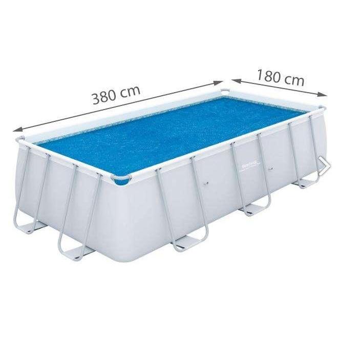 BESTWAY Solar Pool Cover, värmer vatten och skyddar från skräp