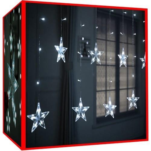 108 LED Cool White Ice Light Curtain – 8 lägen, vattentät