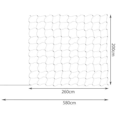 160 LED Mesh ljusridå, kallvit, USB-driven med fjärrkontroll och timer