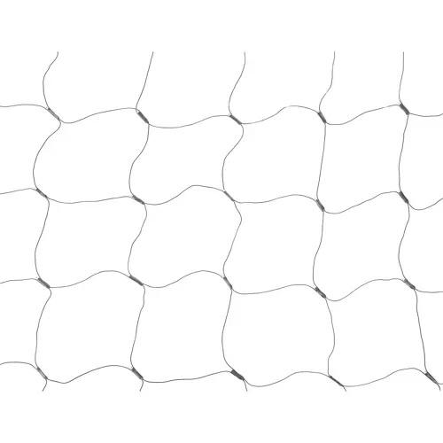 160 LED Mesh ljusridå, kallvit, USB-driven med fjärrkontroll och timer