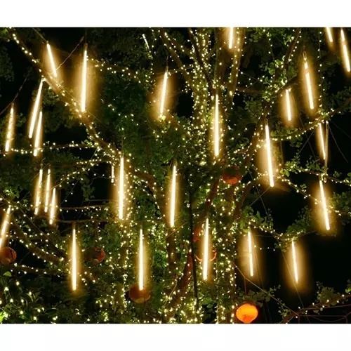 Meteor Snow Falling Christmas Lights – 288 LED Varmvit 50cm Anslutbar