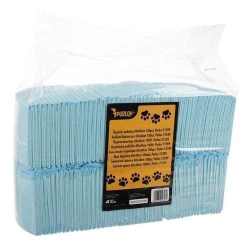 Extra absorberande husdjursskydd 60×40 cm (100 Count) med hundbajspåsar