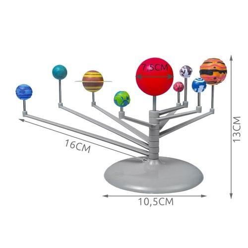 Kids Solar System Model Kit – Bygg och måla 8 planeter