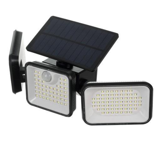 IZOXIS Solar Lamp 180 LED – Rörelsesensor Utomhus trädgårdsljus