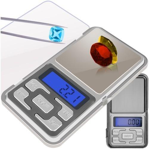 Ruhhy Pocket Jewelry Scale, 500g/0,1g noggrannhet, bakgrundsbelyst display