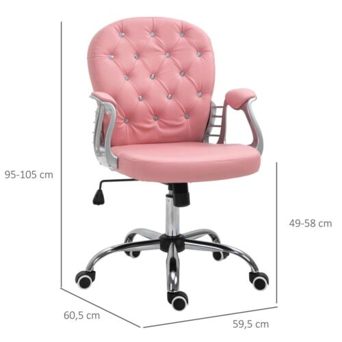 Rosa Executive Office Chair – Ergonomiskt ryggstöd, justerbar höjd