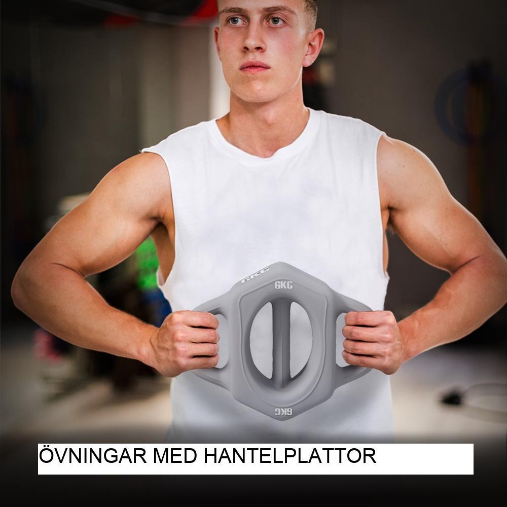 Multifunktionell hantel 6 kg – golvvänlig för styrketräning