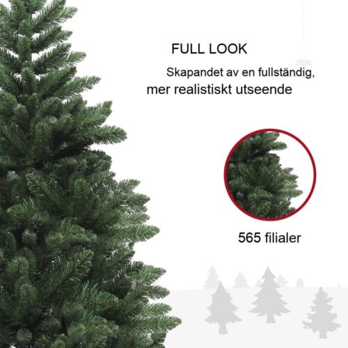 Naturtrogen 565-tip vikbar konstgjord julgran – 150 cm, flamskyddad