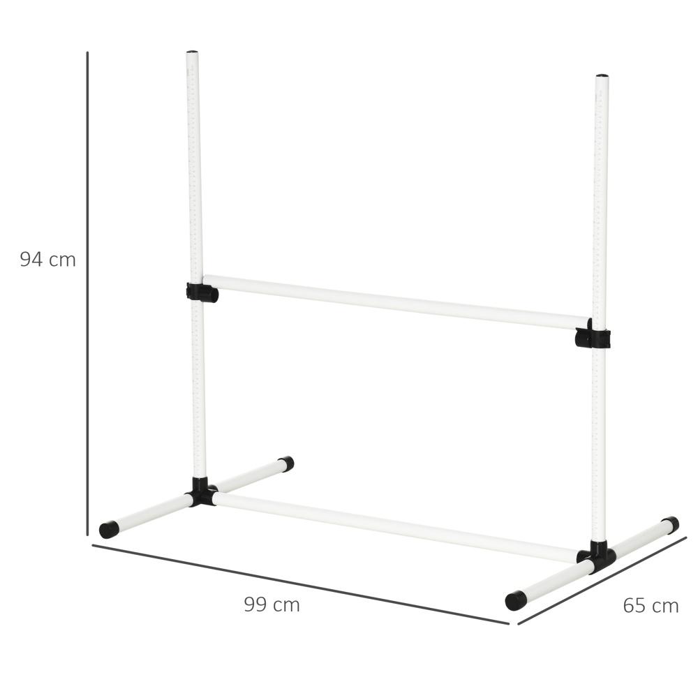 Agility häckset för hundträning – 4 häck, slalomstavar och markstavar