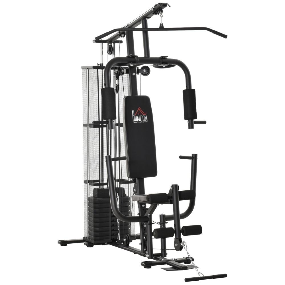 Gym Power Station Multigym med vikter, Lat Pulldown och Leg Curl