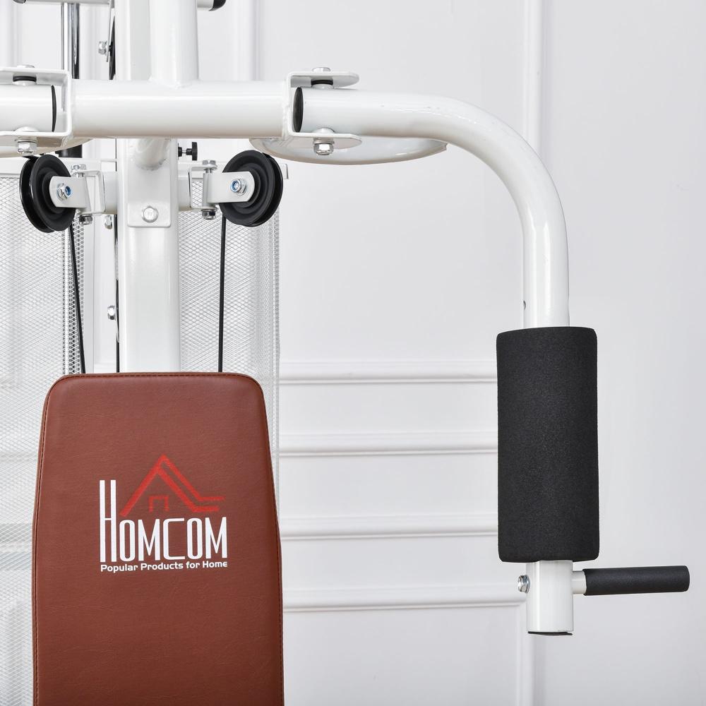 Full Body Home Gym Station med pressarm och benutvecklare (45 kg)