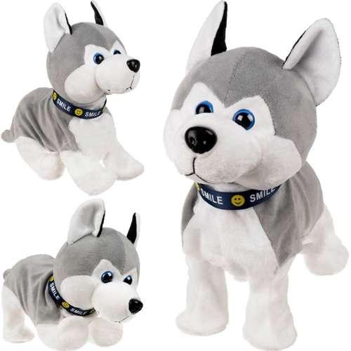 Interactive Plush Husky Dog – svarar på beröring och ljud, gör realistiska ljud och rörelser