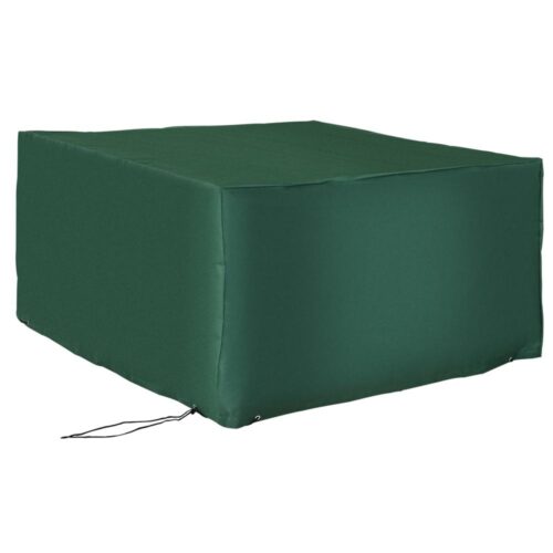 Vattentät UV-beständig trädgårdsmöbelöverdrag 135x135x75cm 600D Oxford Green