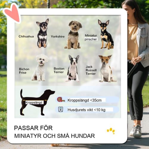 Hopfällbar blå hund- och kattvagn, lätt och bärbar husdjursvagn